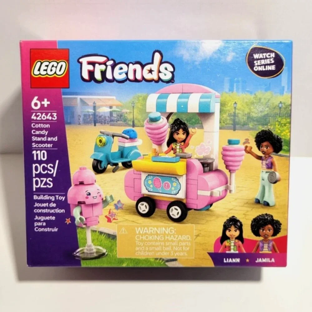 Lego Friends Cotton Candy Stand and Scooter